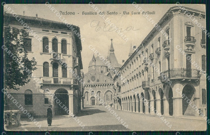 Padova Città Basilica del Santo PIEGHE cartolina VK1152 – fronte