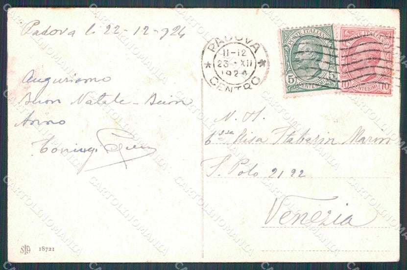 Padova Città Stazione Tram cartolina VK1154 – retro