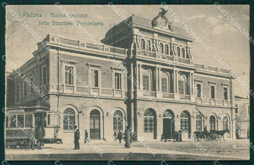 Padova Città Stazione Tram cartolina VK1155 – fronte