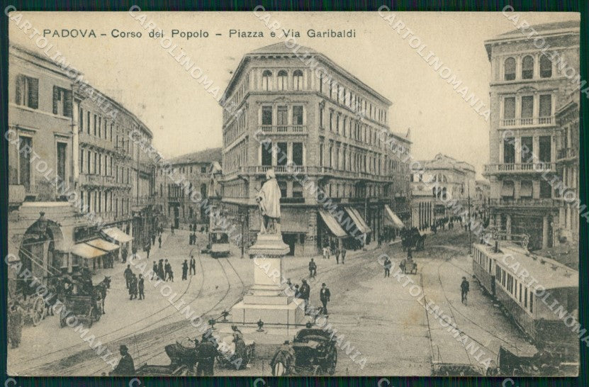 Padova Città Garibaldi Tram cartolina VK1170 – fronte
