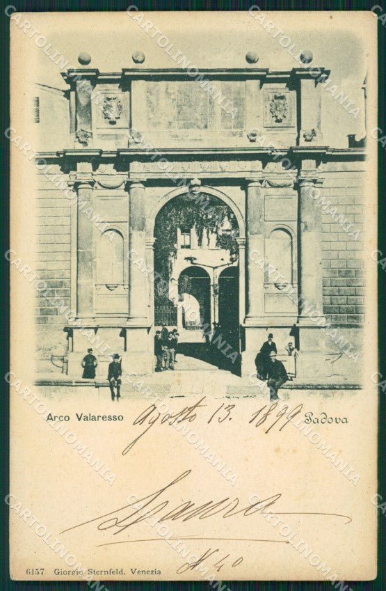 Padova Città Arco Valaresso PIEGA cartolina VK1177 – fronte
