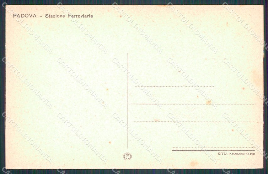 Padova Città Stazione Auto cartolina VK1193 – retro