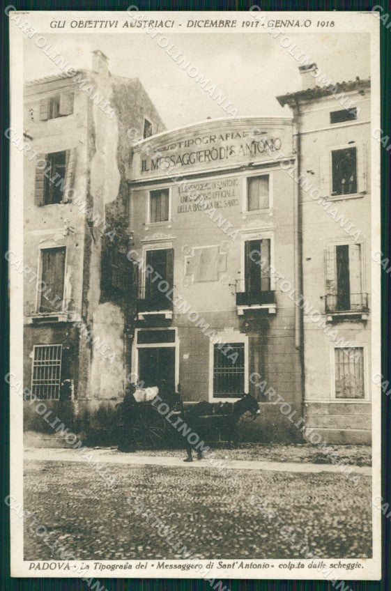 Padova Città Rovine di Guerra cartolina VK1202 – fronte