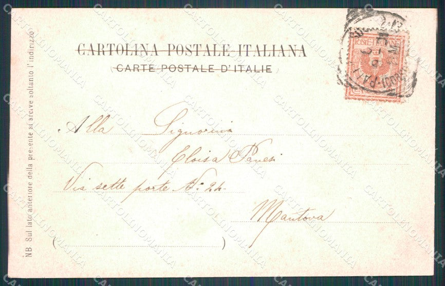Palermo Città le Catacombe Mummie cartolina VK1208 – retro