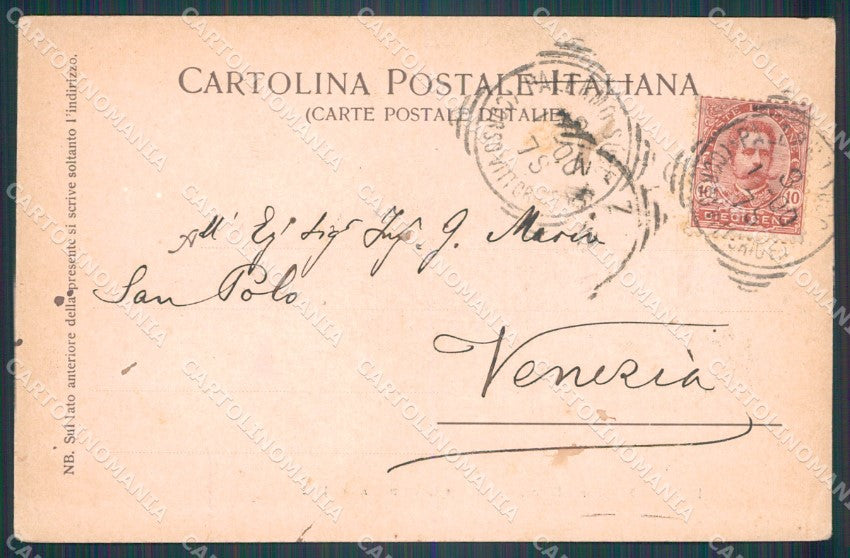 Palermo Città Porta Felice cartolina VK1209 – retro