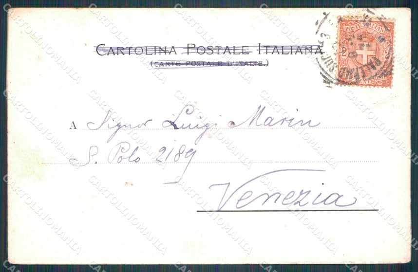 Palermo Città Barche cartolina VK1211 – retro