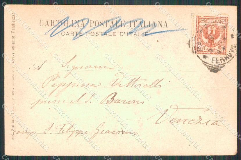 Palermo Città Costumi cartolina VK1219 – retro