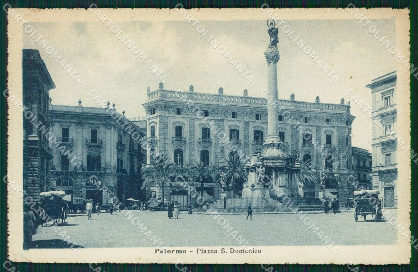 Palermo Città Auto PIEGHINA cartolina VK1221 – fronte