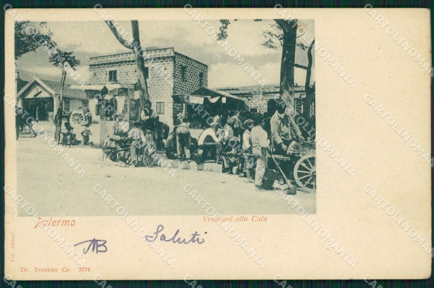 Palermo Città Mercato cartolina VK1224 – fronte