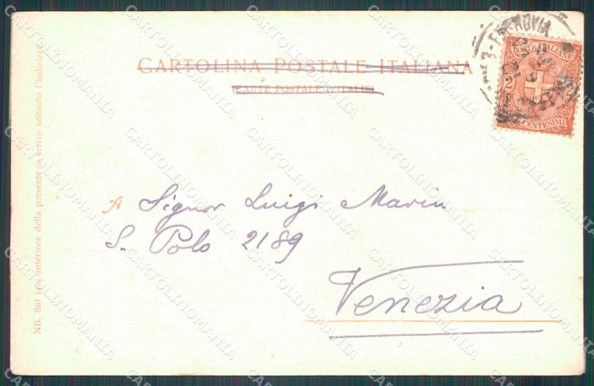 Palermo Città Mercato cartolina VK1224 – retro