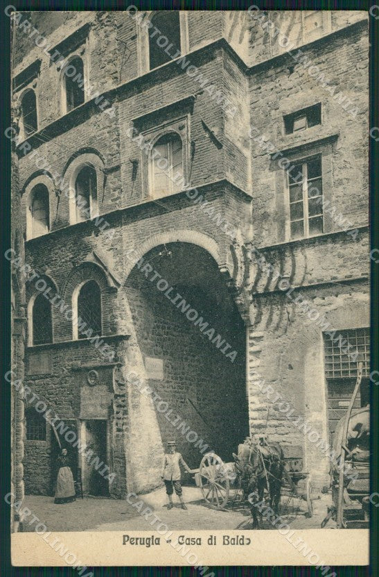 Perugia Città Casa di Baldo cartolina VK1239 – fronte