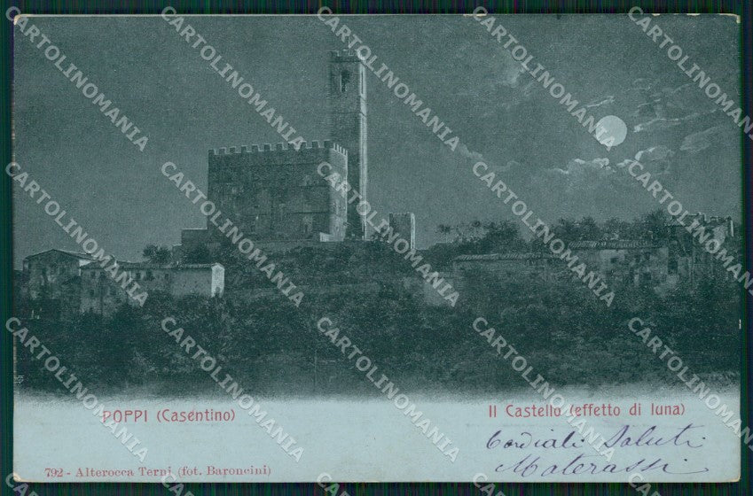 Arezzo Poppi Chiaro di Luna Alterocca 792 cartolina VK1285 – fronte