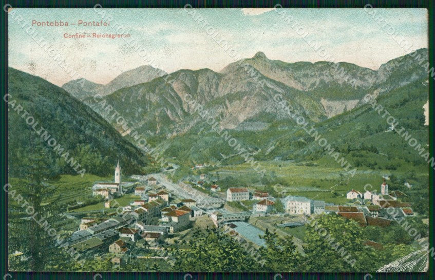 Udine Pontebba PIEGHINE cartolina VK1292 – fronte