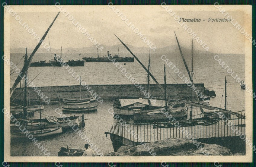 Livorno Piombino Barche cartolina VK1296 – fronte