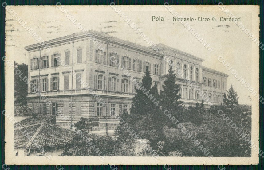 Croazia Pola Scuole cartolina VK1308 – fronte