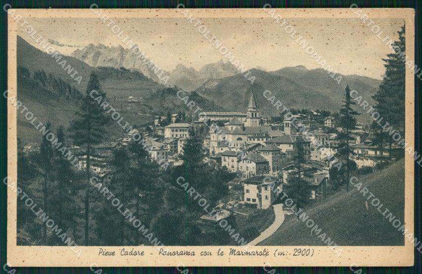Belluno Pieve di Cadore cartolina VK1312 – fronte