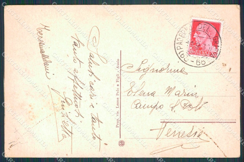 Treviso Paderno del Grappa cartolina VK1325 – retro