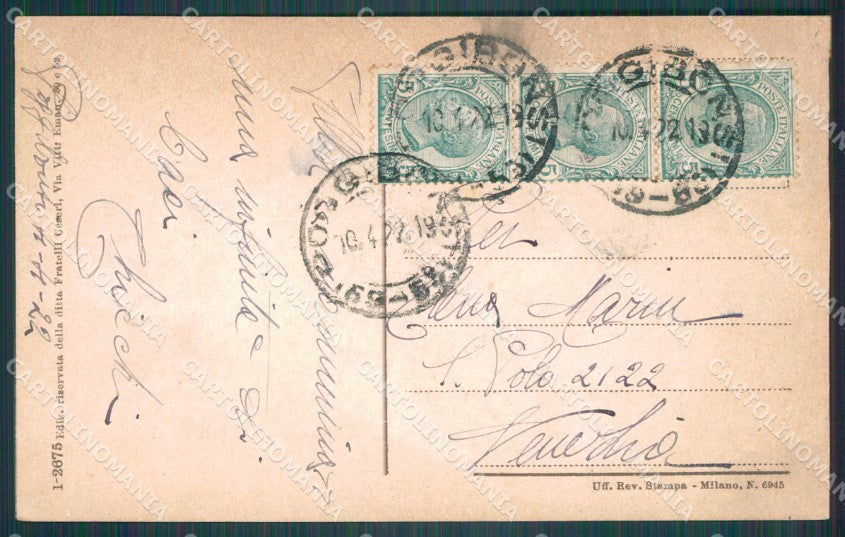 Siena Poggibonsi SCOLLATA cartolina VK1327 – retro