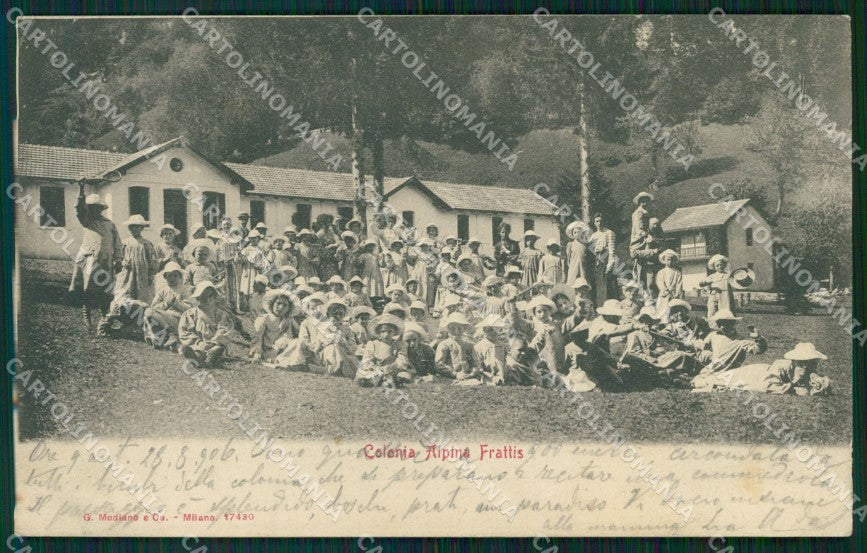 Udine Pontebba Colonia cartolina VK1335 – fronte