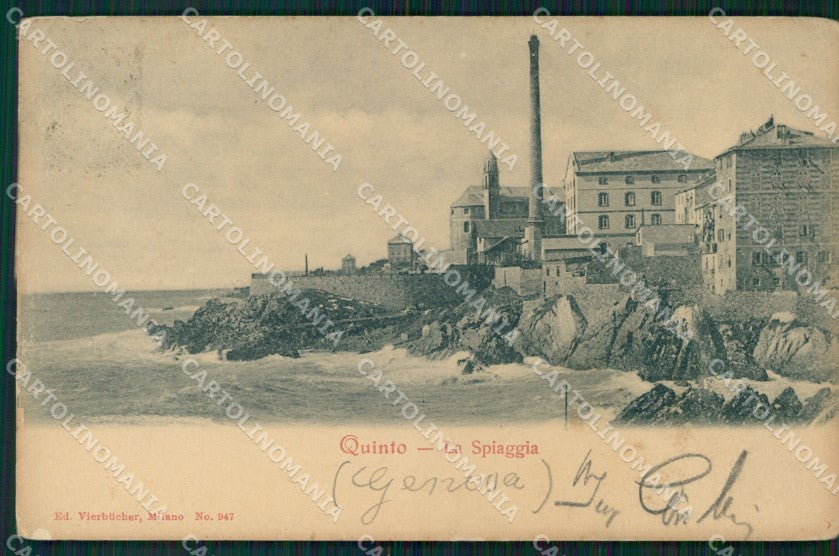 Genova Città Quinto cartolina VK1344 – fronte