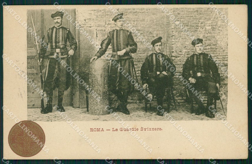 Roma Vaticano Guardie Svizzere cartolina VK1347 – fronte