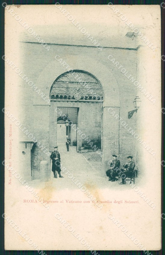Roma Vaticano Guardie Svizzere PIEGHINA cartolina VK1349 – fronte