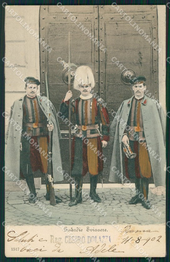 Roma Vaticano Guardie Svizzere cartolina VK1350 – fronte