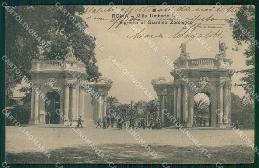 Roma Città Zoo STRAPPINO cartolina VK1357 – fronte