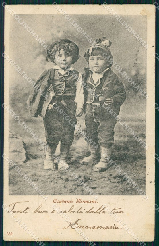 Roma Città Costumi cartolina VK1365 – fronte