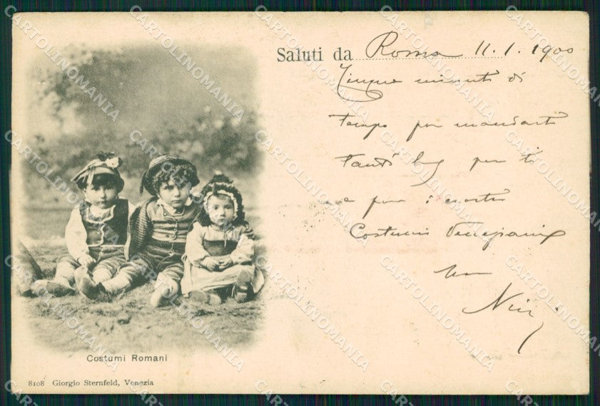 Roma Città Costumi cartolina VK1367 – fronte