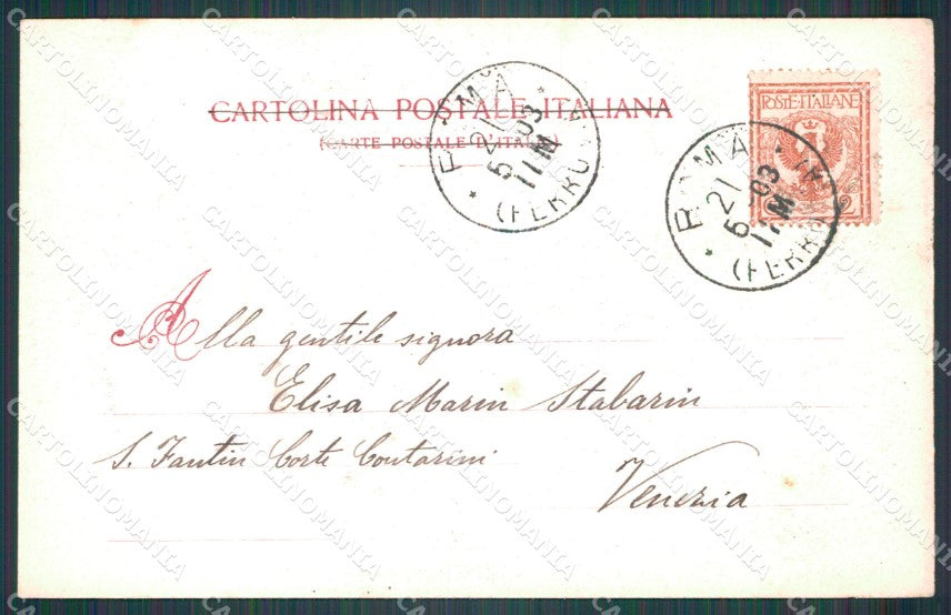 Roma Città Ministero Finanze cartolina VK1379 – retro