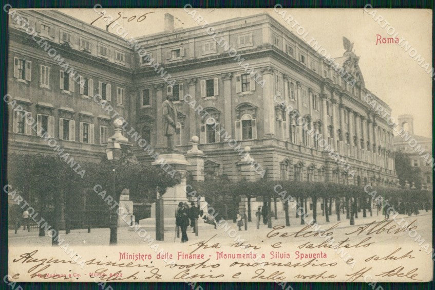 Roma Città Ministero Finanze cartolina VK1380 – fronte