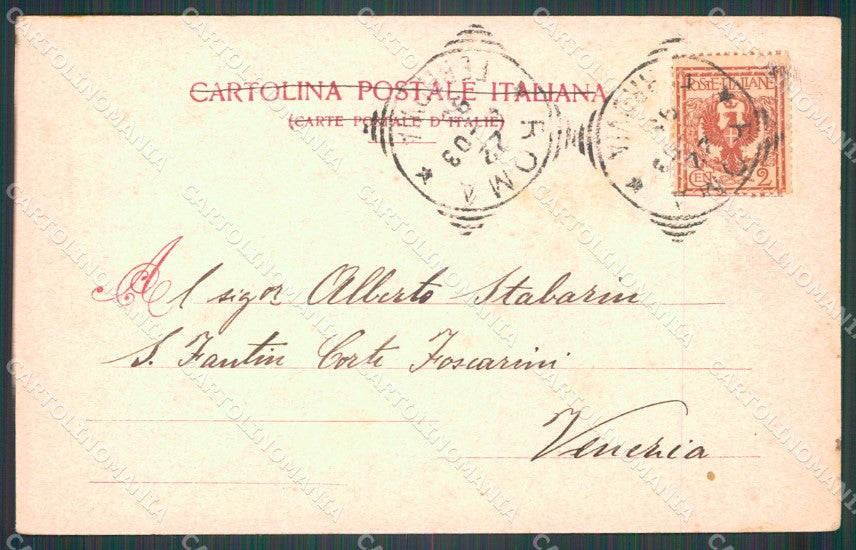 Roma Città Gradinata del Campidoglio cartolina VK1391 – retro