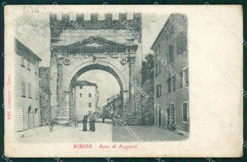 Rimini Città Arco di Augusto Alterocca 1155 ABRASA cartolina VK1415 – fronte