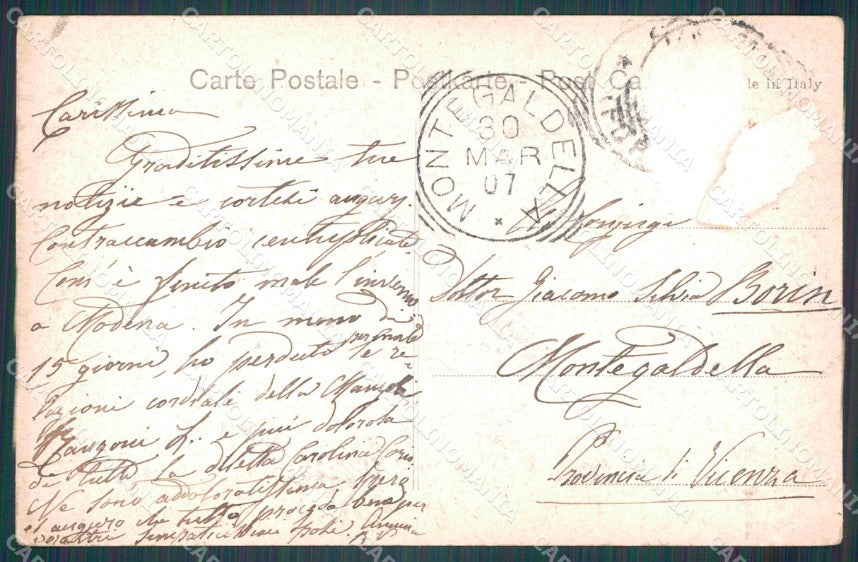 Rimini Città Arco di Augusto Alterocca 1155 ABRASA cartolina VK1415 – retro