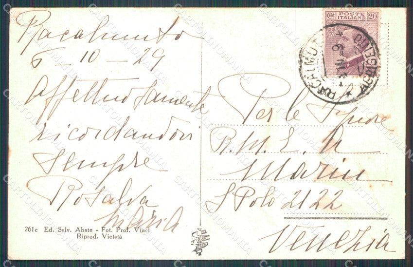 Agrigento Racalmuto cartolina VK1424 – retro