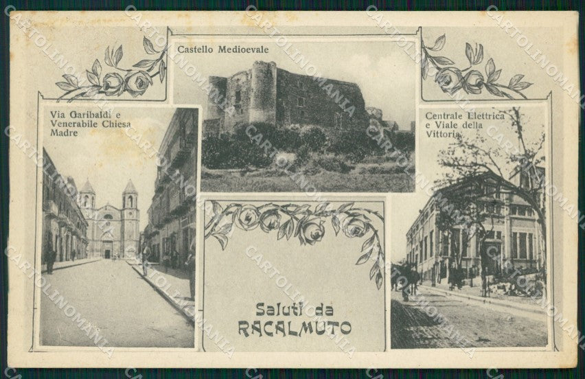 Agrigento Racalmuto Saluti da PIEGHINA cartolina VK1425 – fronte