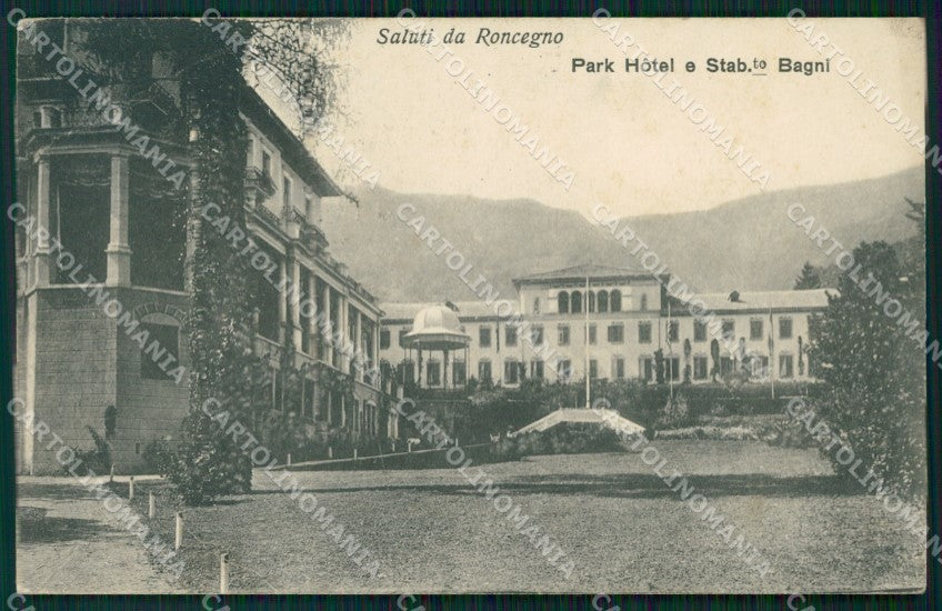 Trento Roncegno Terme PIEGA cartolina VK1445 – fronte