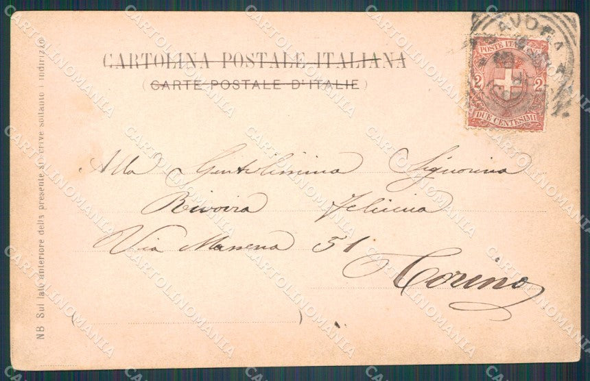 Savona Città Porto Barche ABRASA cartolina VK1479 – retro