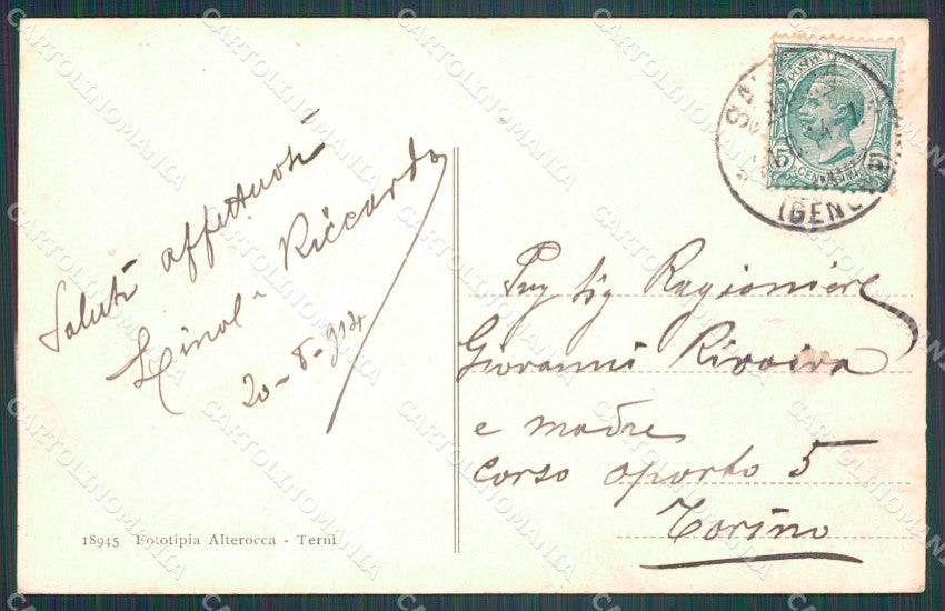 Savona Città cartolina VK1480 – retro