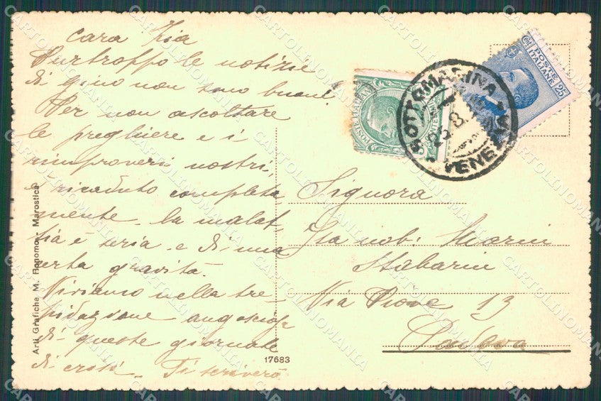 Venezia Chioggia Sottomarina di cartolina VK1490 – retro