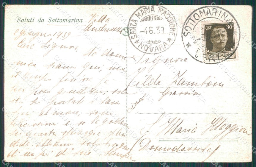 Venezia Chioggia Sottomarina di cartolina VK1492 – retro