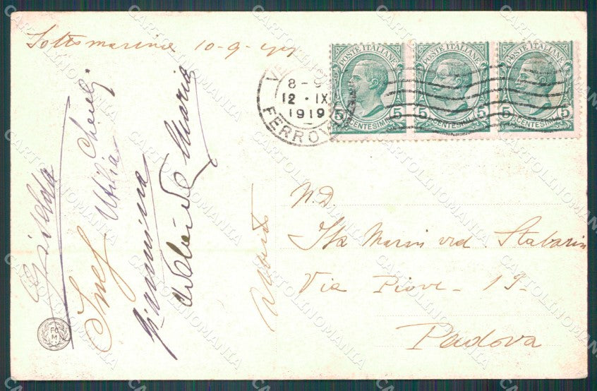 Venezia Chioggia Sottomarina di Barche cartolina VK1493 – retro
