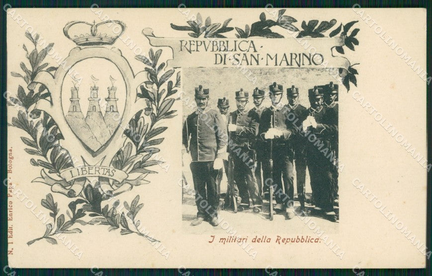 Rimini Repubblica San Marino Militari cartolina VK1507 – fronte