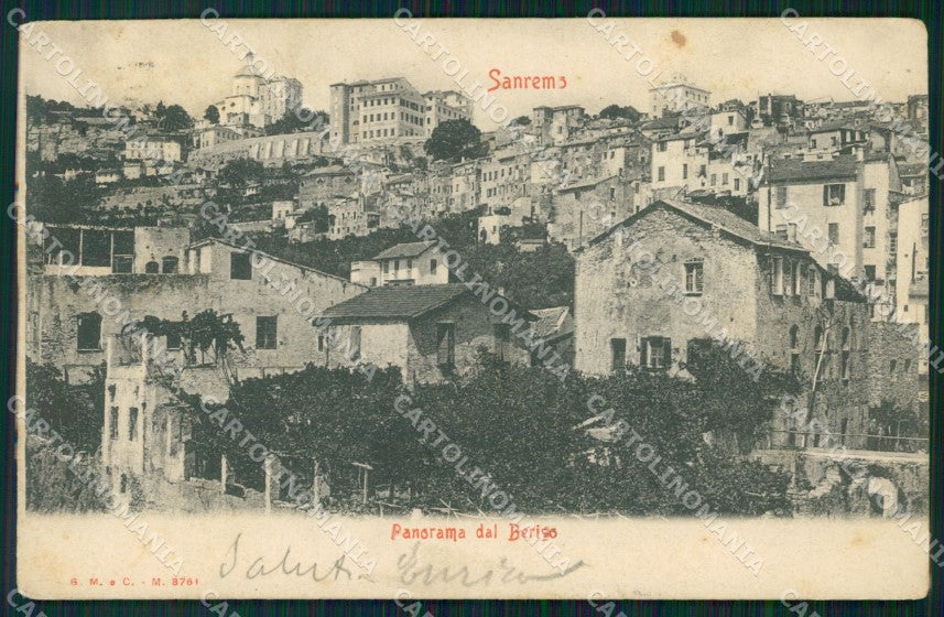 Imperia Sanremo Berigo PIEGA cartolina VK1519 – fronte