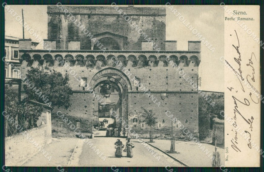 Siena Città Porta Romana cartolina VK1542 – fronte