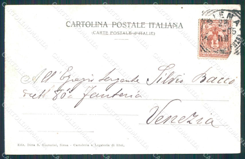 Siena Città Porta Romana cartolina VK1542 – retro