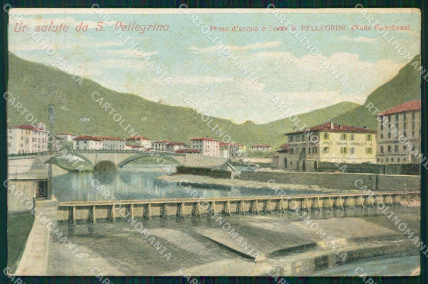 Bergamo San Pellegrino Terme cartolina VK1544 – fronte