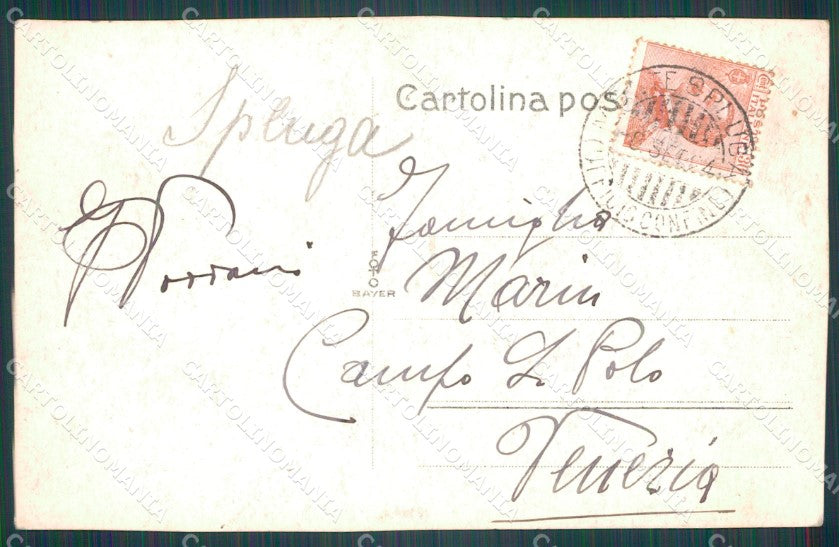 Sondrio Pizzo Suretta Foto cartolina VK1577 – retro