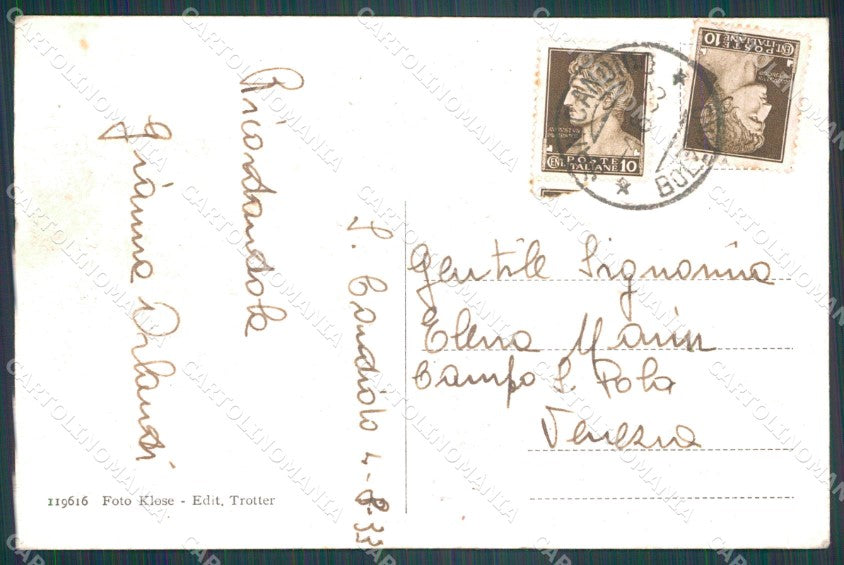 Bolzano San Candido Croda Baranci cartolina VK1579 – retro